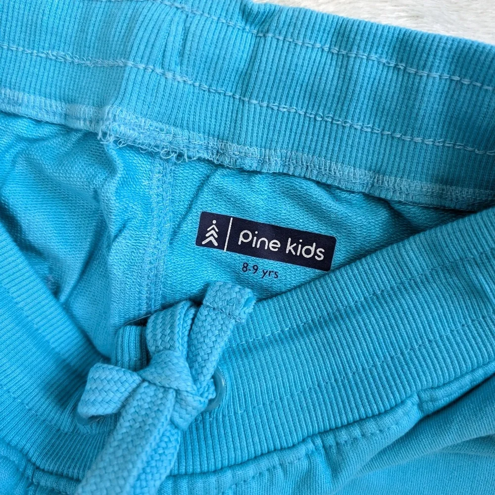 Boys’ Sky Blue Colorblock Joggers – Sporty & Cool 5T 6/7 8/9 12/14